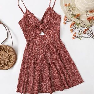 Floral print cami dress
